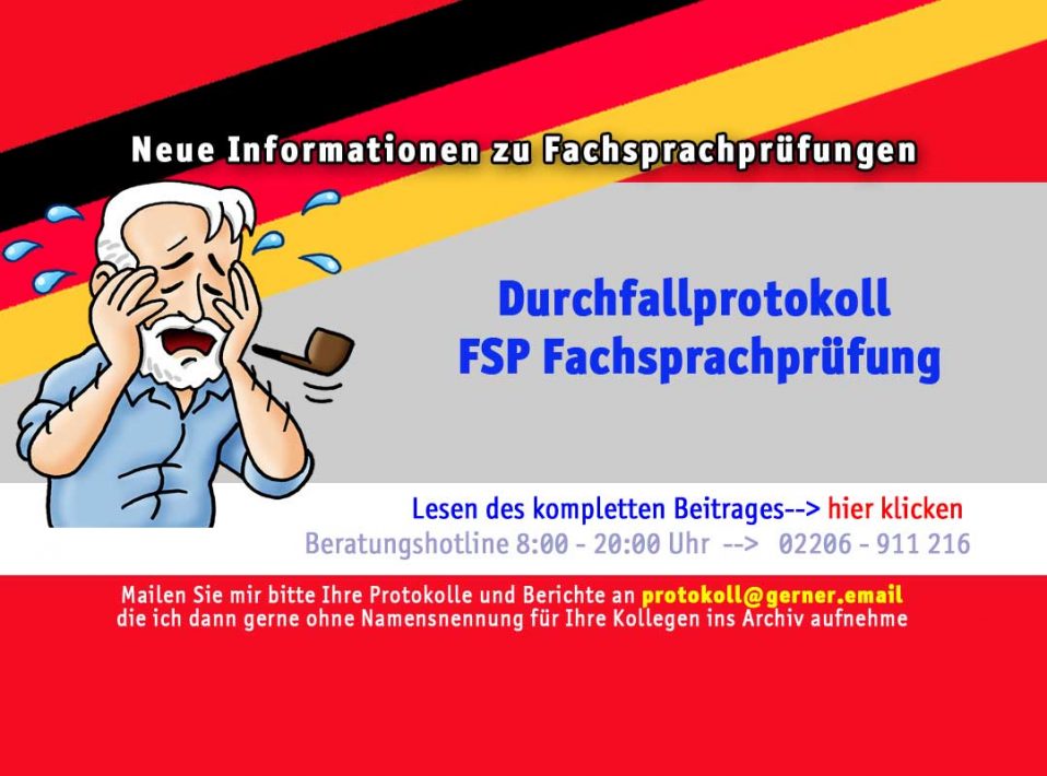 FSP Medizin Münster 07.05.22 erschreckendes Durchfallprotokoll