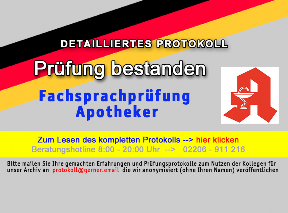 FSP Apotheker München Bayern 19.5.2020