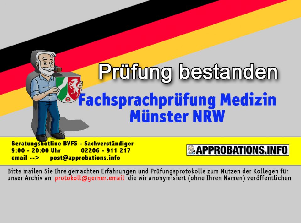 FSP Medizin Münster NRW 6.3.21