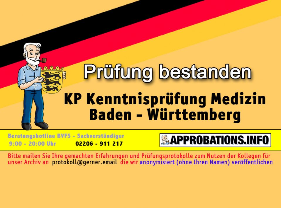 KP Medizin Tübingen Baden-Württemberg 23.08.22