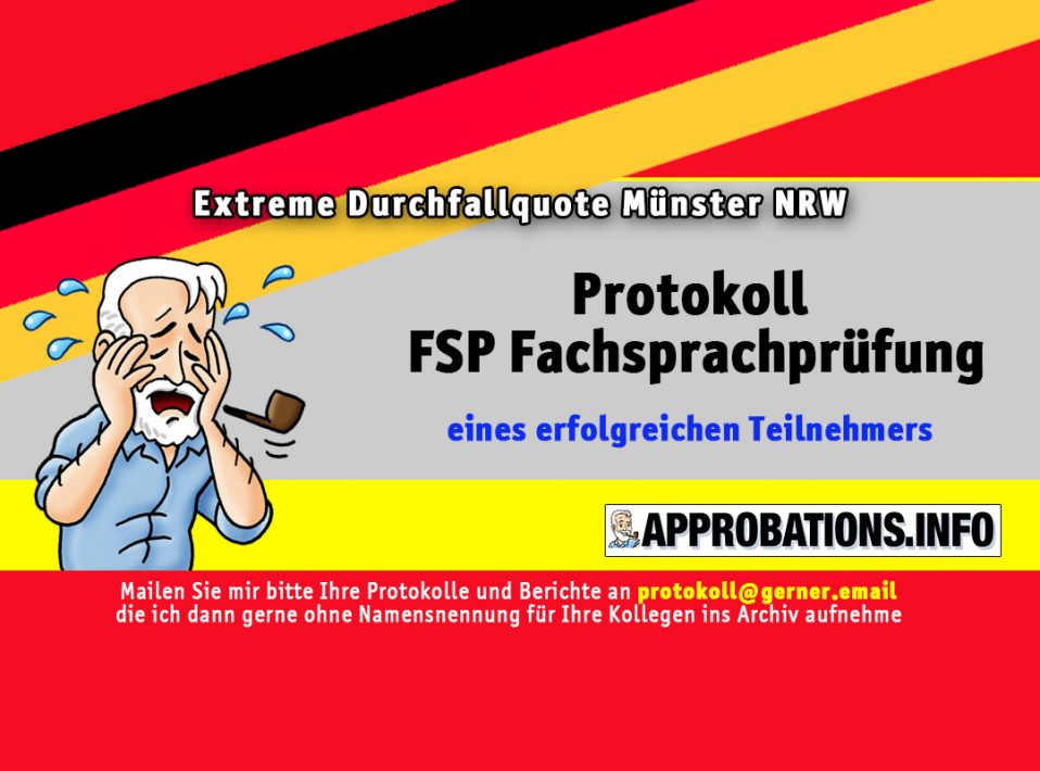 FSP Medizin Münster NRW 3.9.20 Durchfallquote 7/10