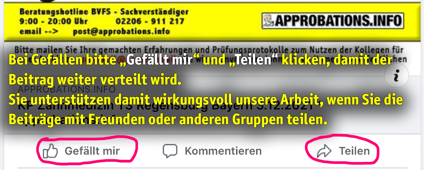 Kenntnisprüfung nicht bestanden. was nun ? * approbations.info